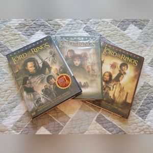 THE LORD OF THE RINGS TRILOGY SET DVD